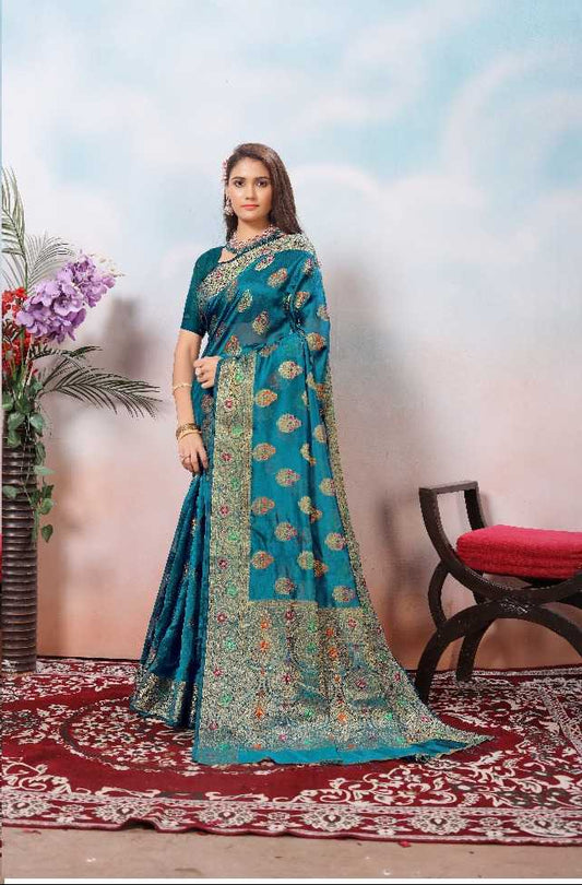 Organza Silk  Saree