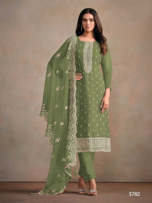 Organza Silk Embroidery Suit