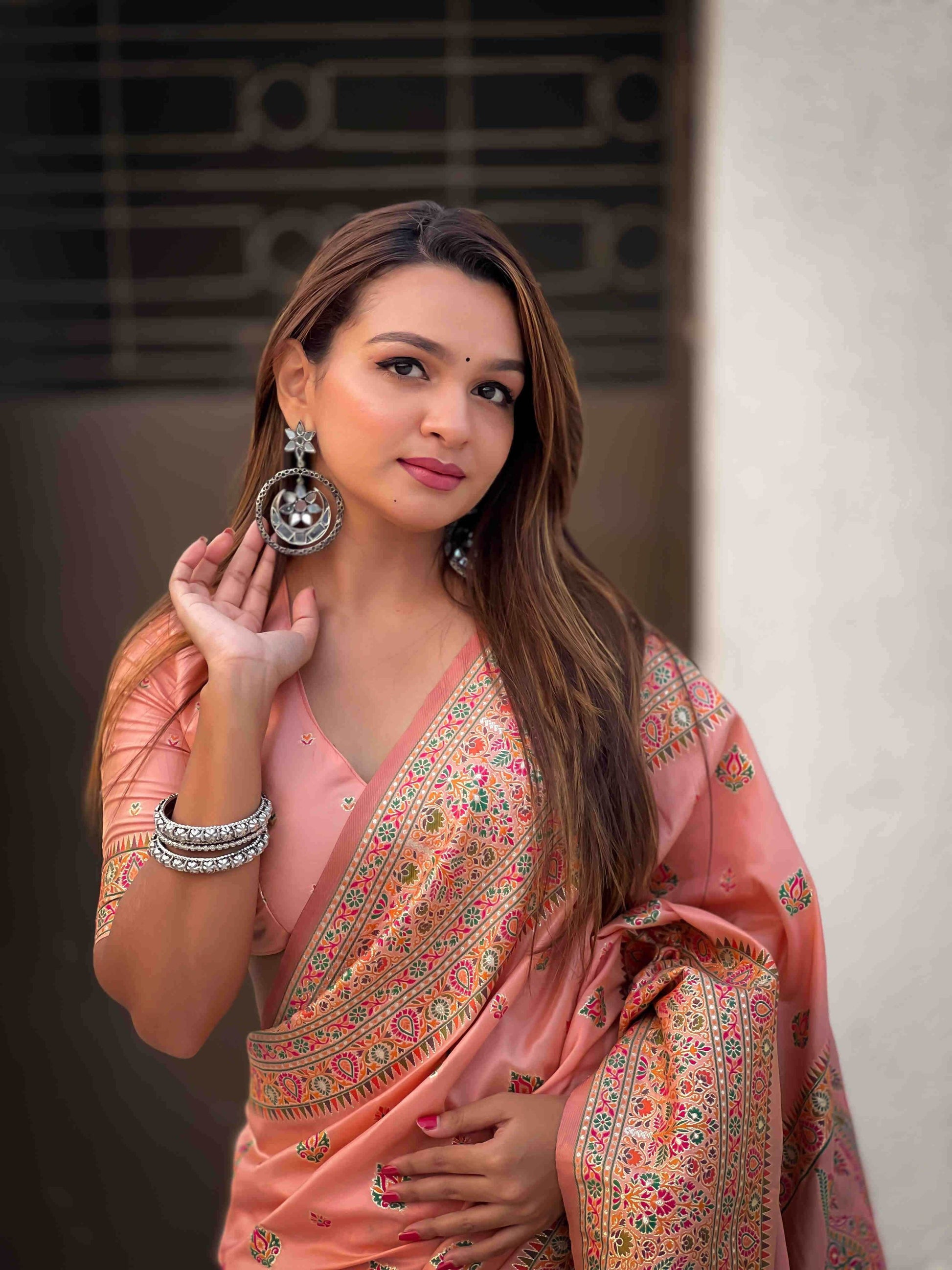 Pashmina Kashmiri Ladies Saree - MYLUXURY LANE ENTERPRISE