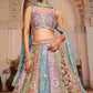 Elegant Chanderi Zari Work Lehenga for Festive Occasions - MYLUXURY LANE ENTERPRISE