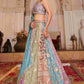 Elegant Chanderi Zari Work Lehenga for Festive Occasions - MYLUXURY LANE ENTERPRISE