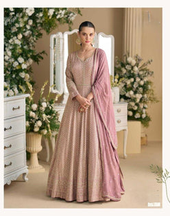 Premium Georgette DESIGNER PARAMPARA GownsEmbroidered Gown
