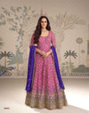Premium Embroidered Gown With Dupatta
