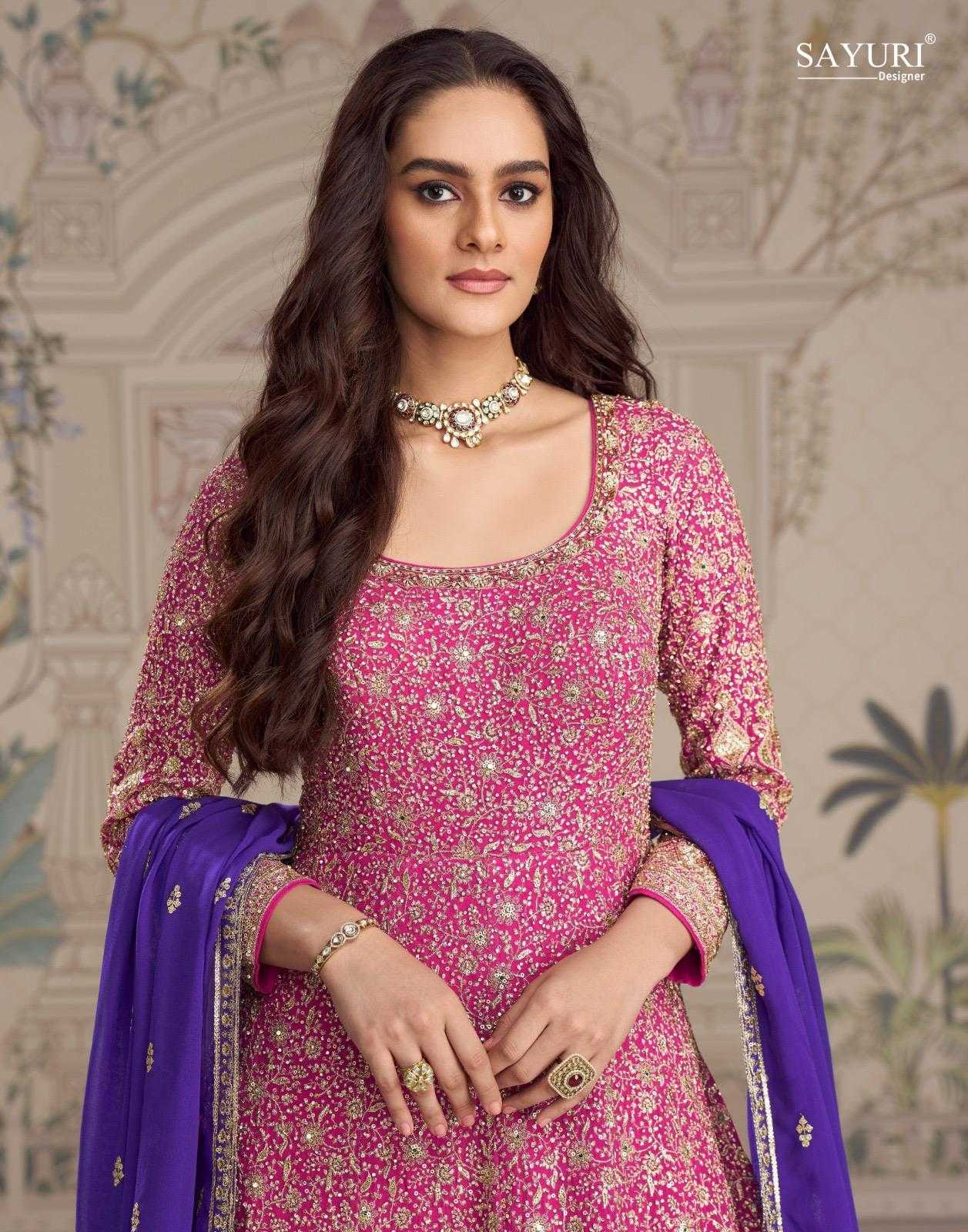 Premium Embroidered Gown With Dupatta