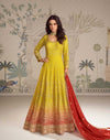 Premium Embroidered Gown With Dupatta