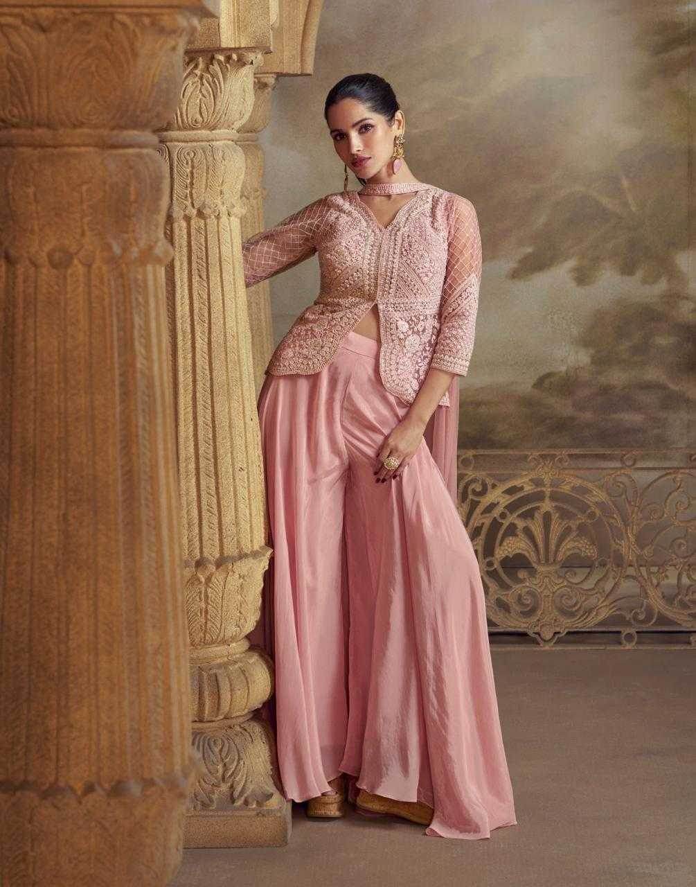 Premium Georgette Embroidery Palazzo Georgette Suit - MYLUXURY LANE ENTERPRISE