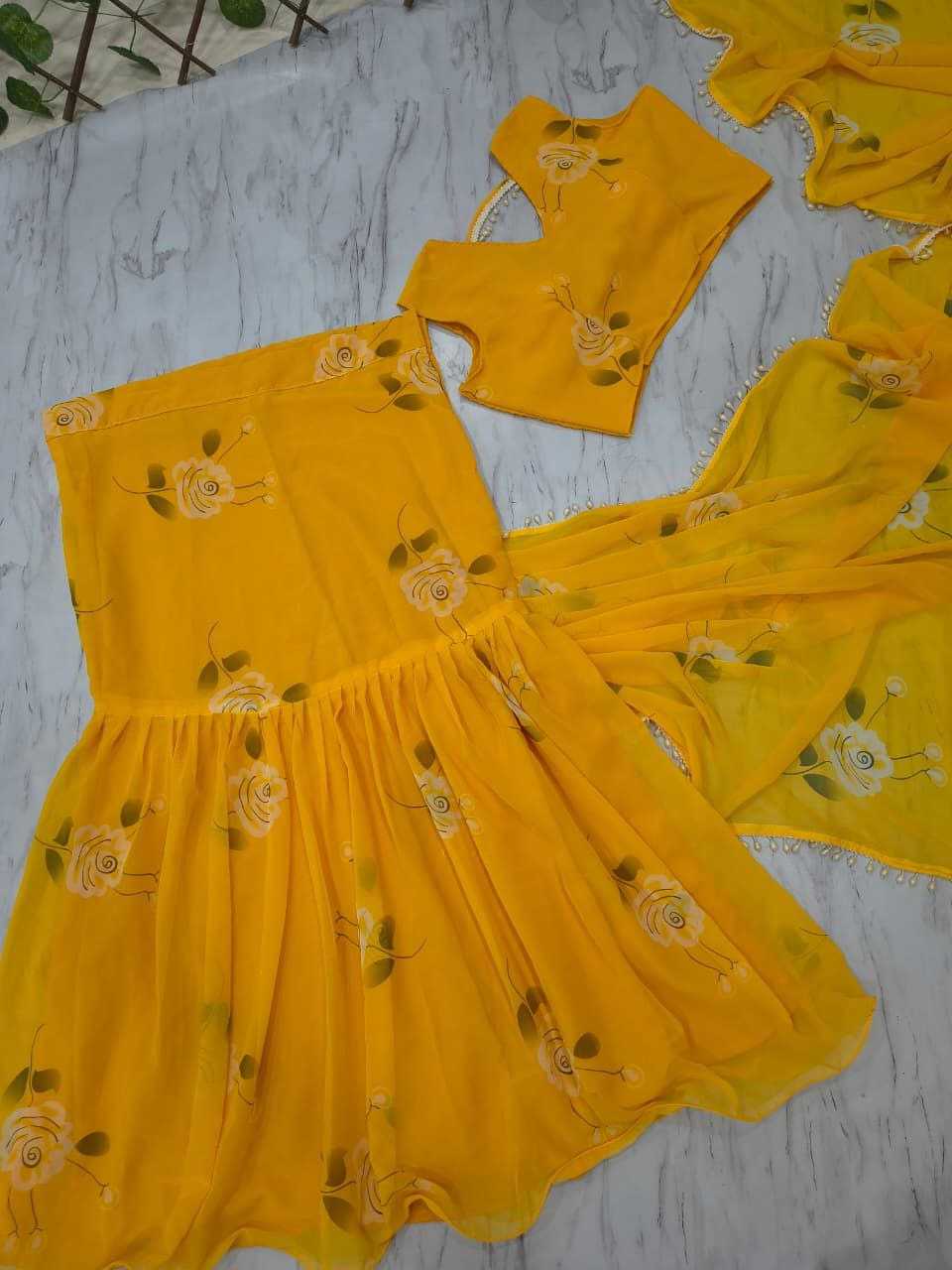 Premium Georgette Lehenga Saree