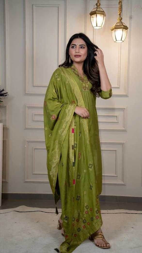 Premium Roman Silk Ladies Suit - MYLUXURY LANE ENTERPRISE