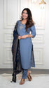 Premium Roman Silk Designer Ladies Kurti - MYLUXURY LANE ENTERPRISE