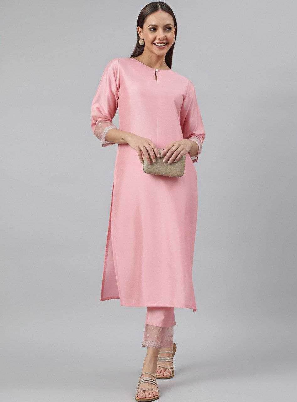 Premium Roman Silk Straight Cut Suit - MYLUXURY LANE ENTERPRISE