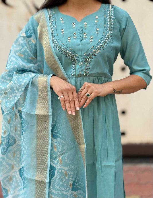 Premium Roman Silk  Kurti