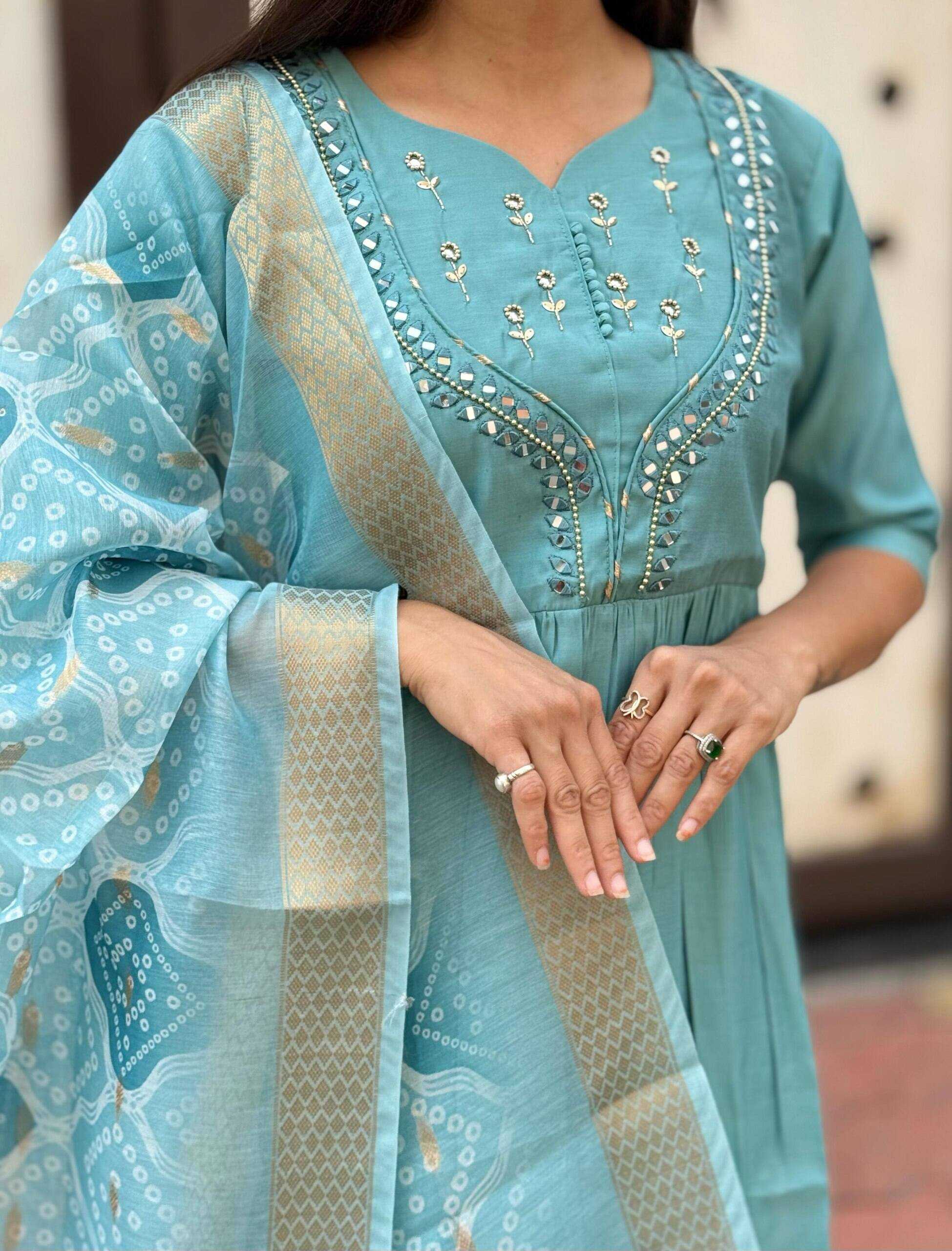 Premium Roman Silk  Kurti
