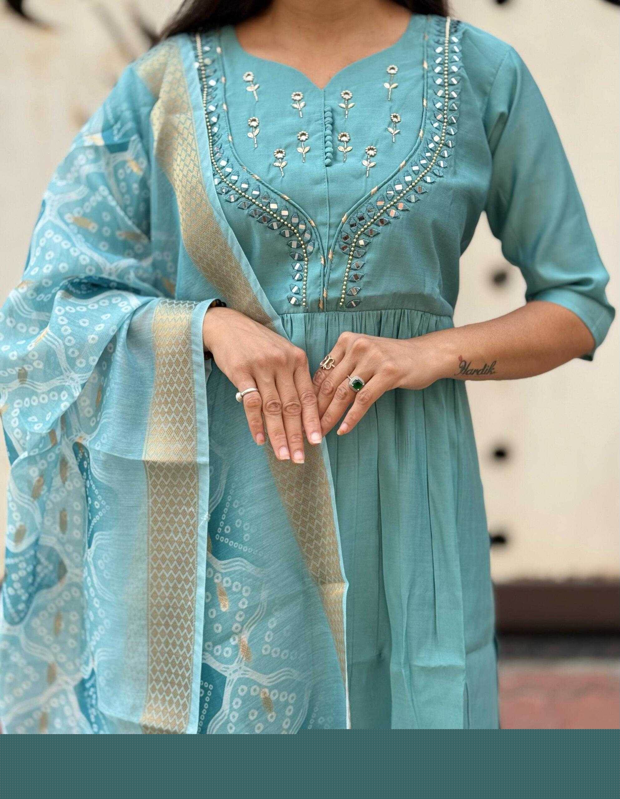 Premium Roman Silk  Kurti