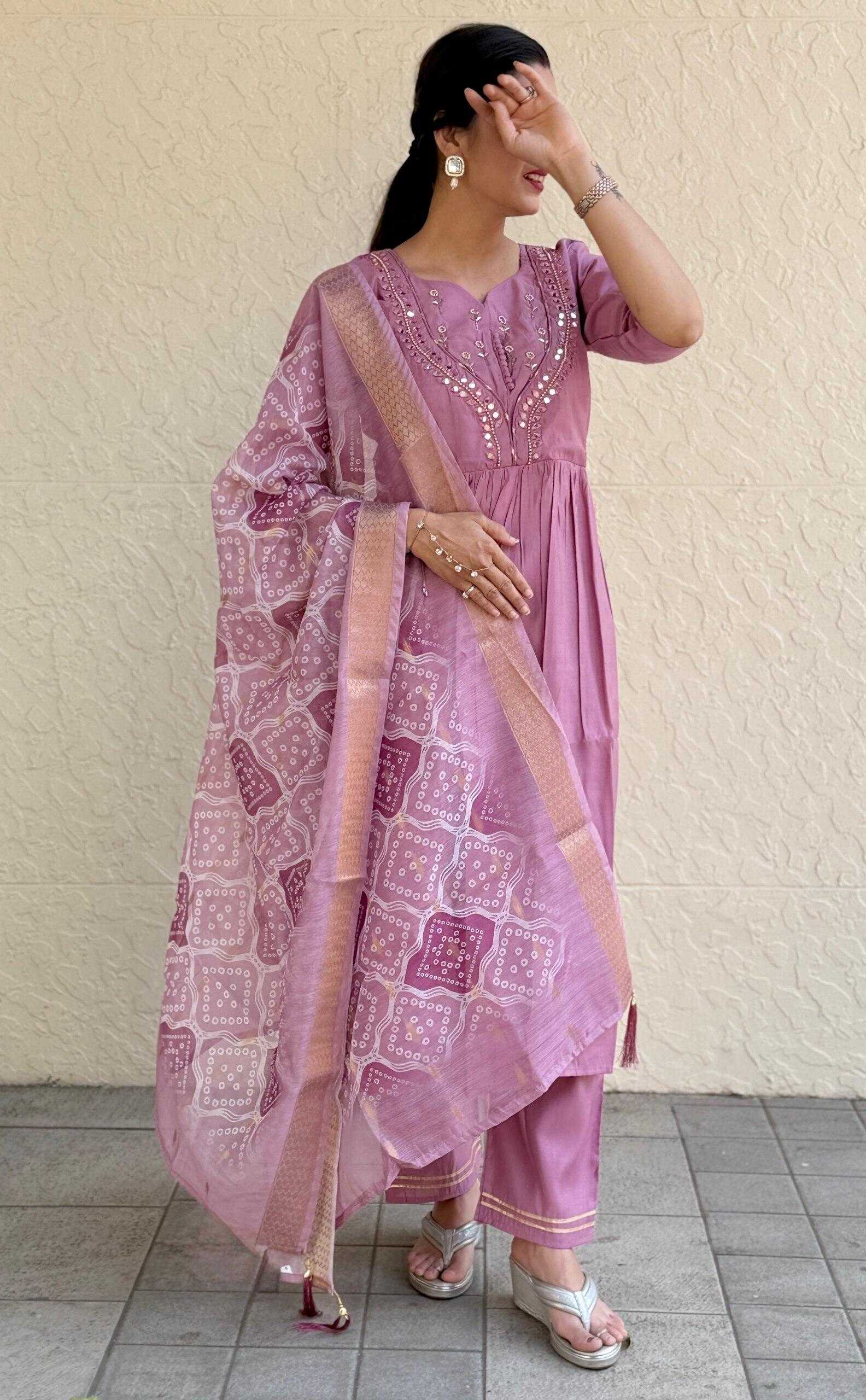 Premium Roman Silk  Kurti