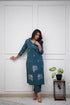Premium Roman Silk Casual Workwear Long Kurti - MYLUXURY LANE ENTERPRISE