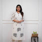 Premium Roman Silk Casual Workwear Long Kurti - MYLUXURY LANE ENTERPRISE