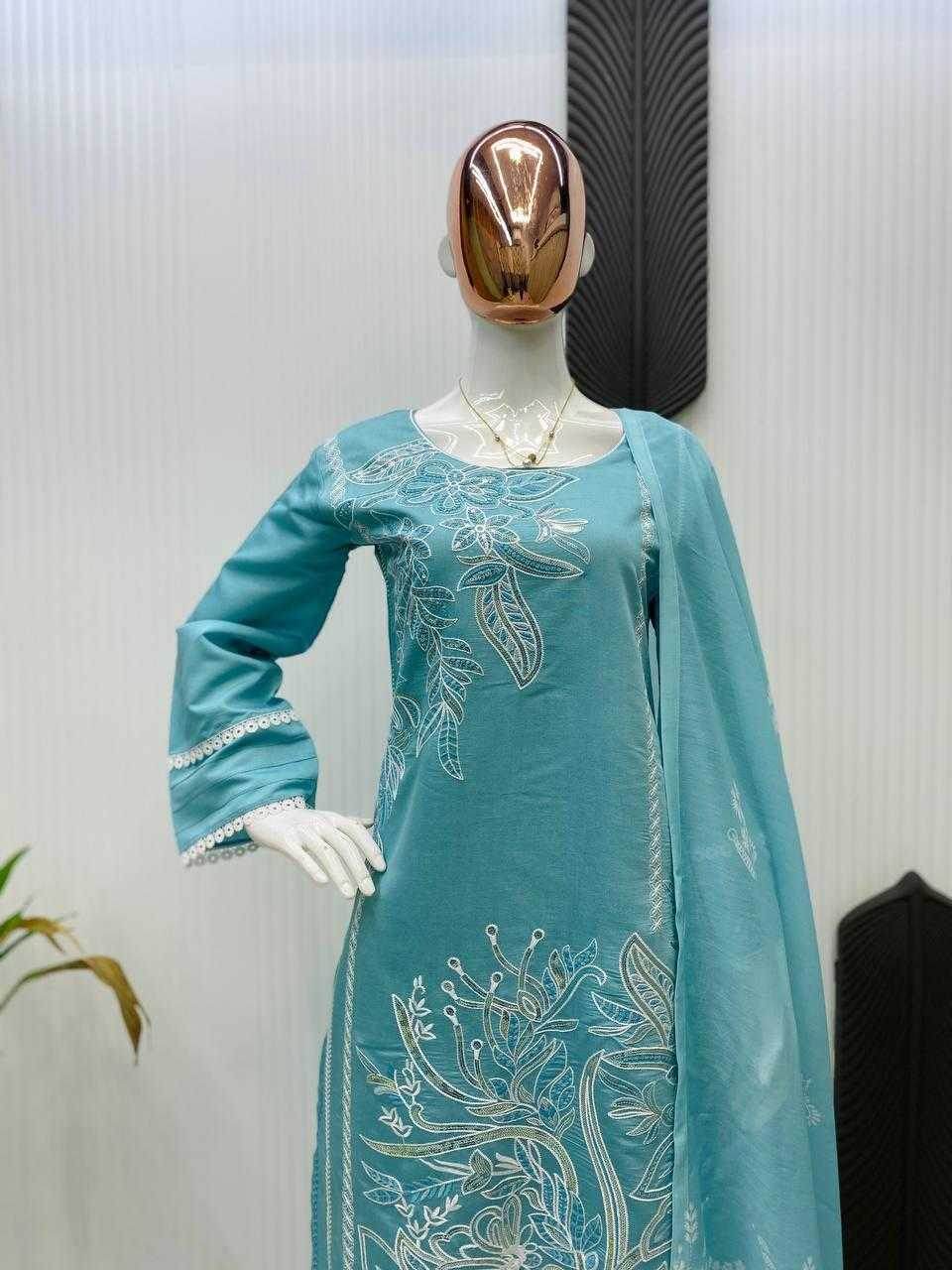 Premium Roman Silk Ladies Palazzo Suit - MYLUXURY LANE ENTERPRISE