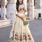 Premium Roman Silk Embroidered Indo-Western Lehenga Set - MYLUXURY LANE ENTERPRISE