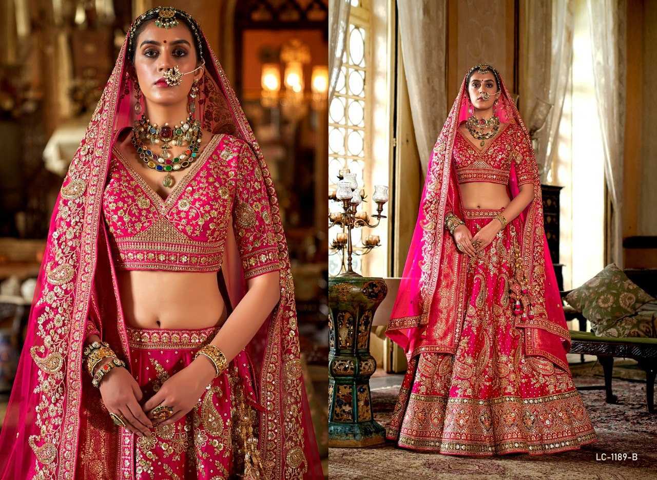 Premium Silk Sequins Lehenga With Cancan