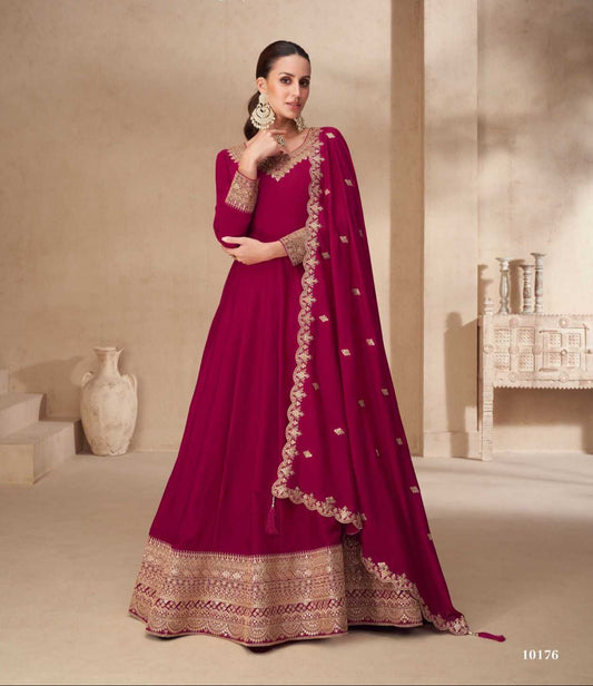 Premium Silk RED Gown