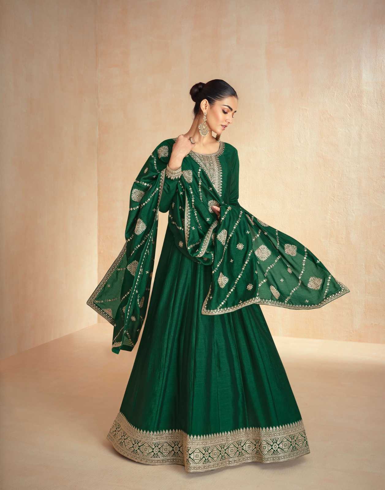 Premium Silk  Party Gown