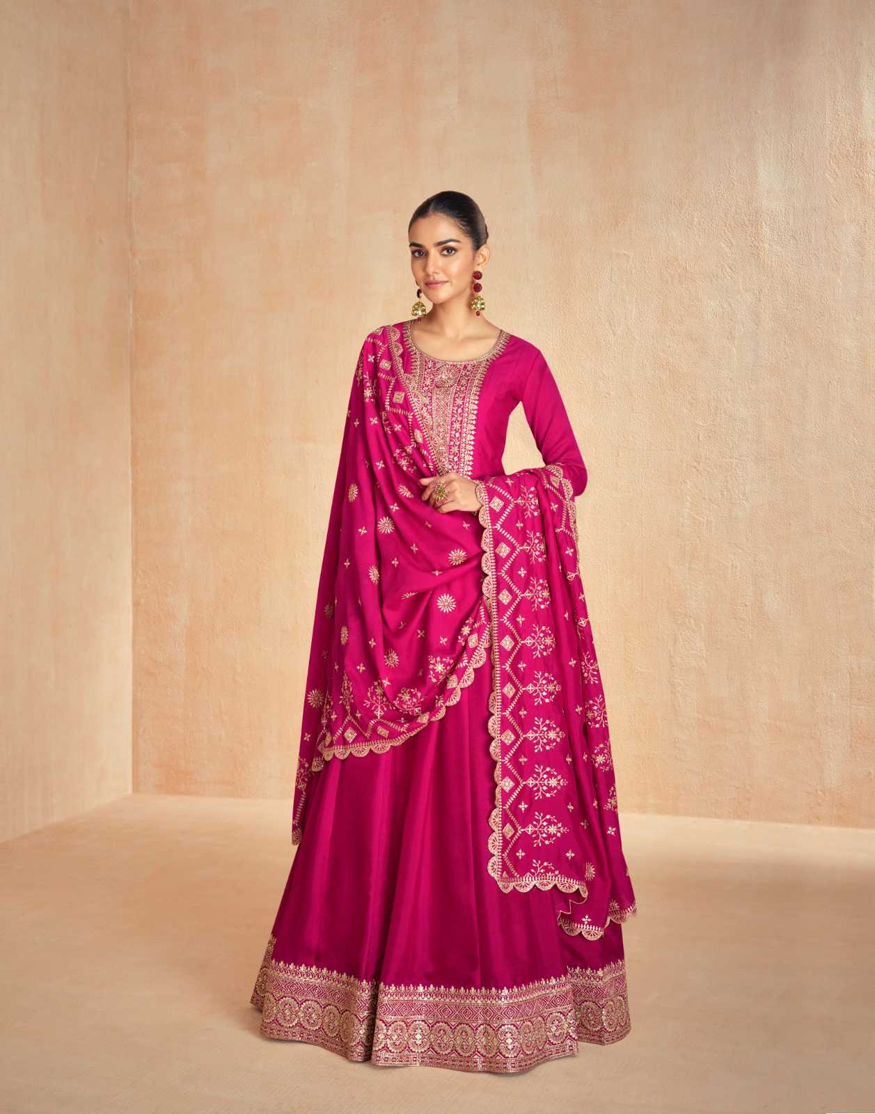 Premium Silk  Party Gown