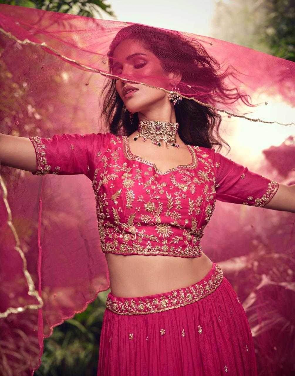 Premium Silk Embroidered Lehenga for Elegant Occasions - MYLUXURY LANE ENTERPRISE