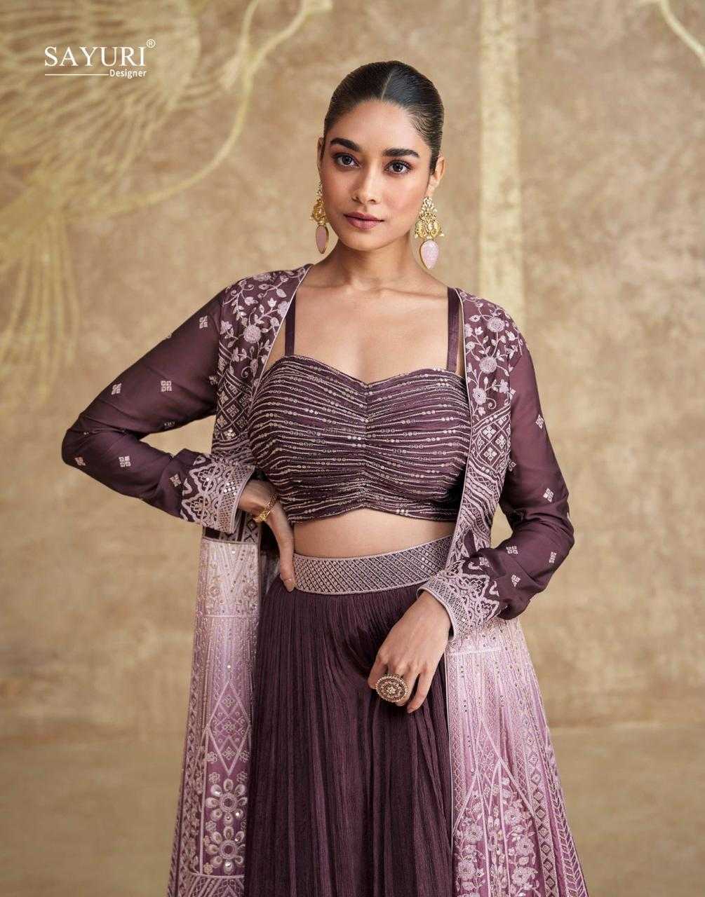 Silk Jacket Style Lehenga for Festive Occasions