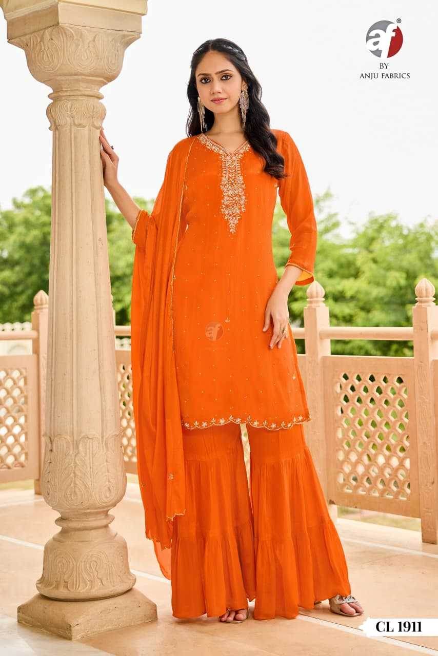 Pure Chiffon Sharara Salwar Suits - MYLUXURY LANE ENTERPRISE