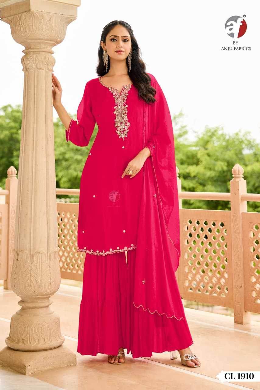 Pure Chiffon Sharara Salwar Suits - MYLUXURY LANE ENTERPRISE
