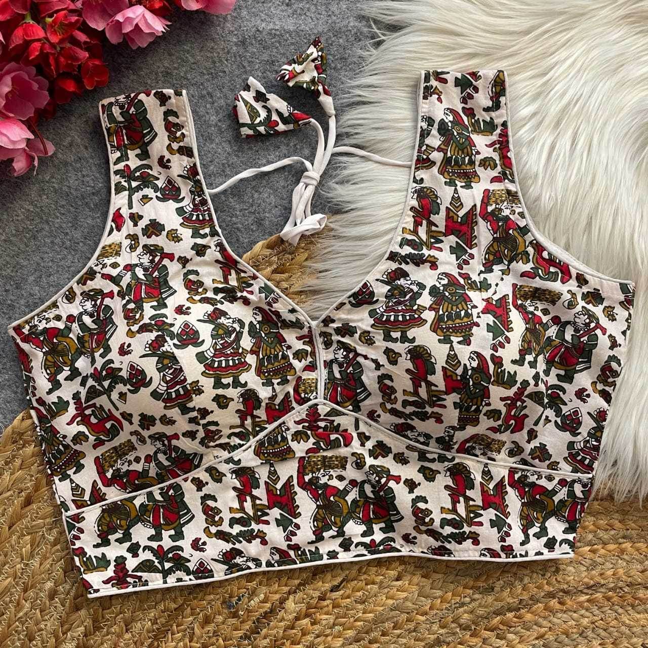 Pure Cotton Readymade Blouse - MYLUXURY LANE ENTERPRISE