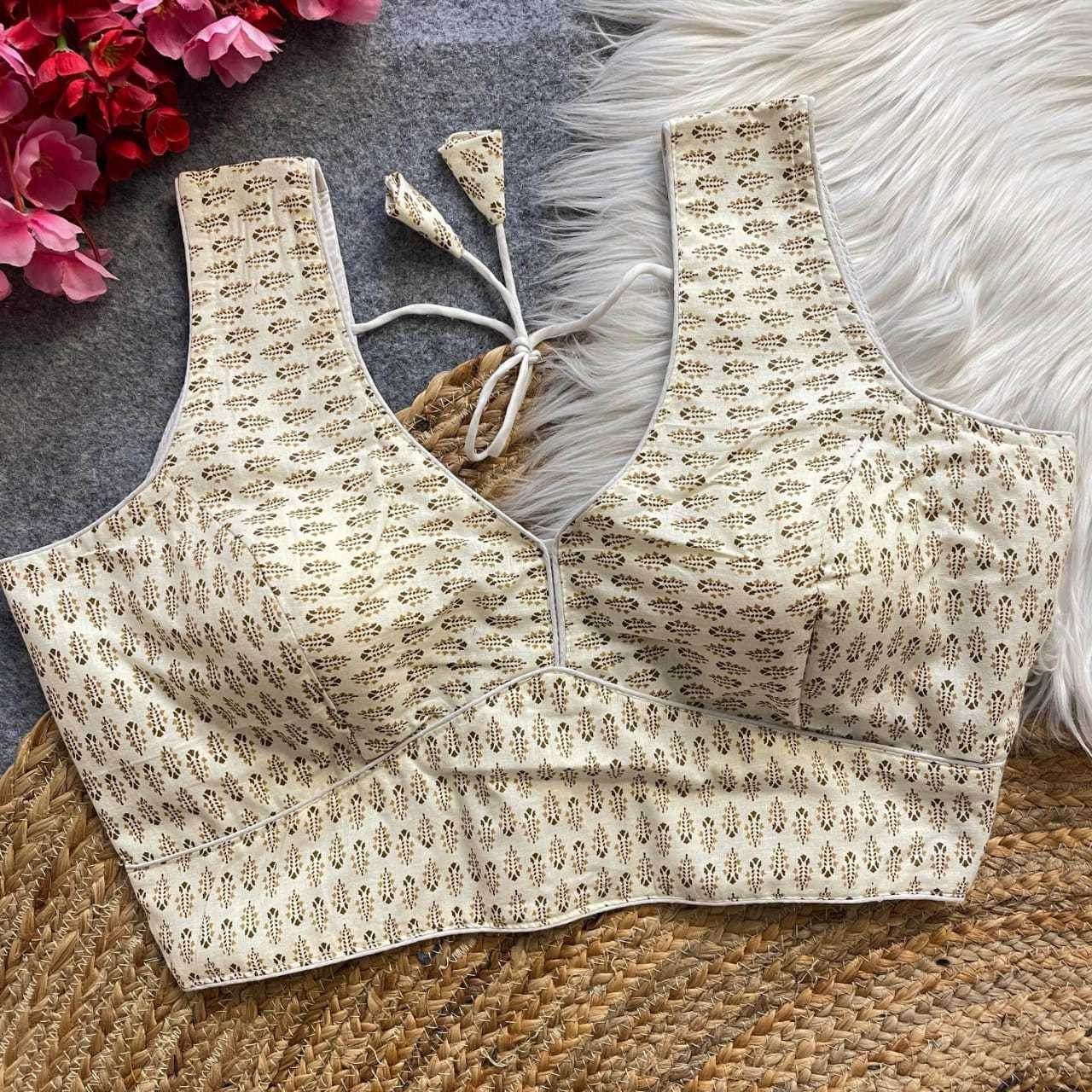 Pure Cotton Readymade Blouse - MYLUXURY LANE ENTERPRISE