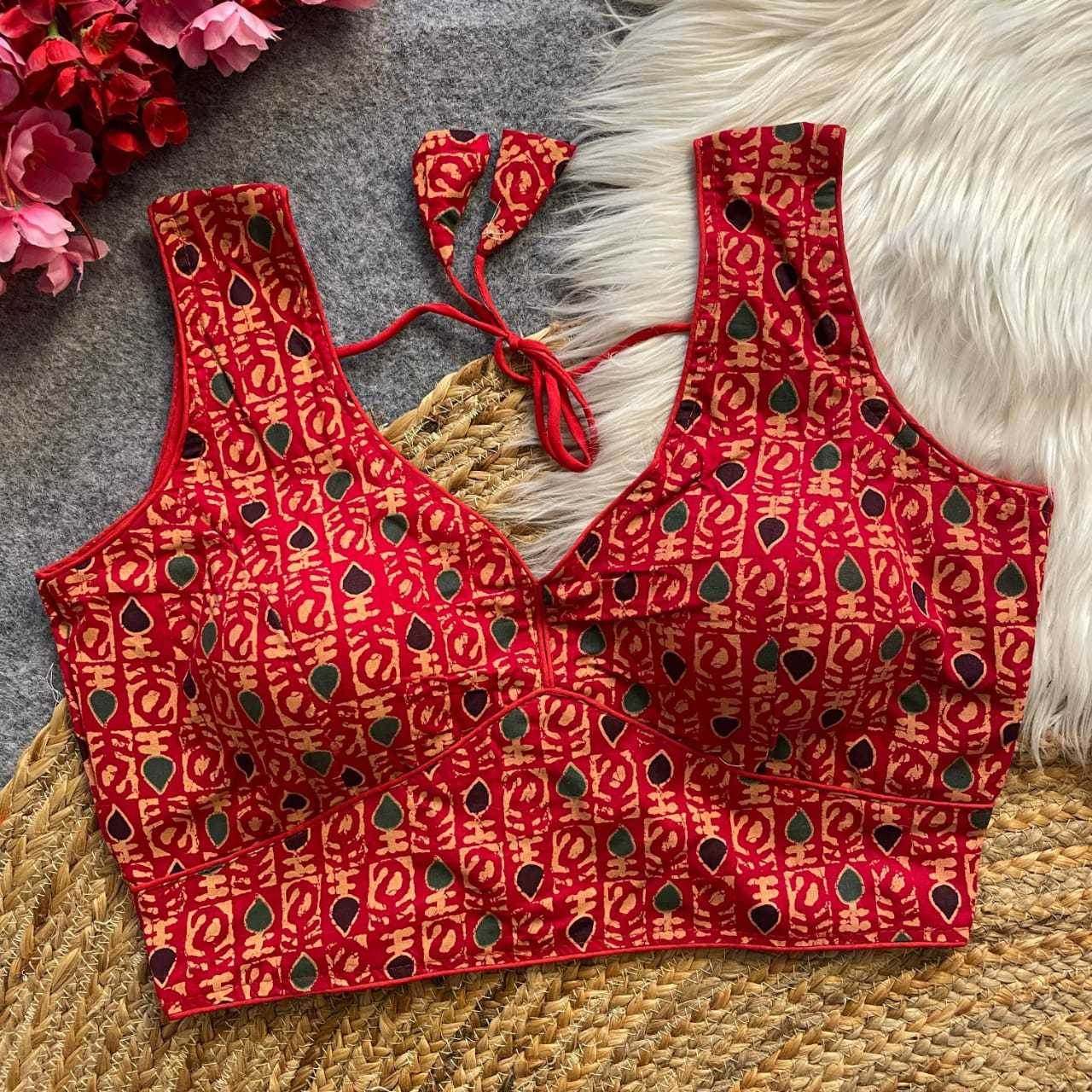 Pure Cotton Readymade Blouse - MYLUXURY LANE ENTERPRISE