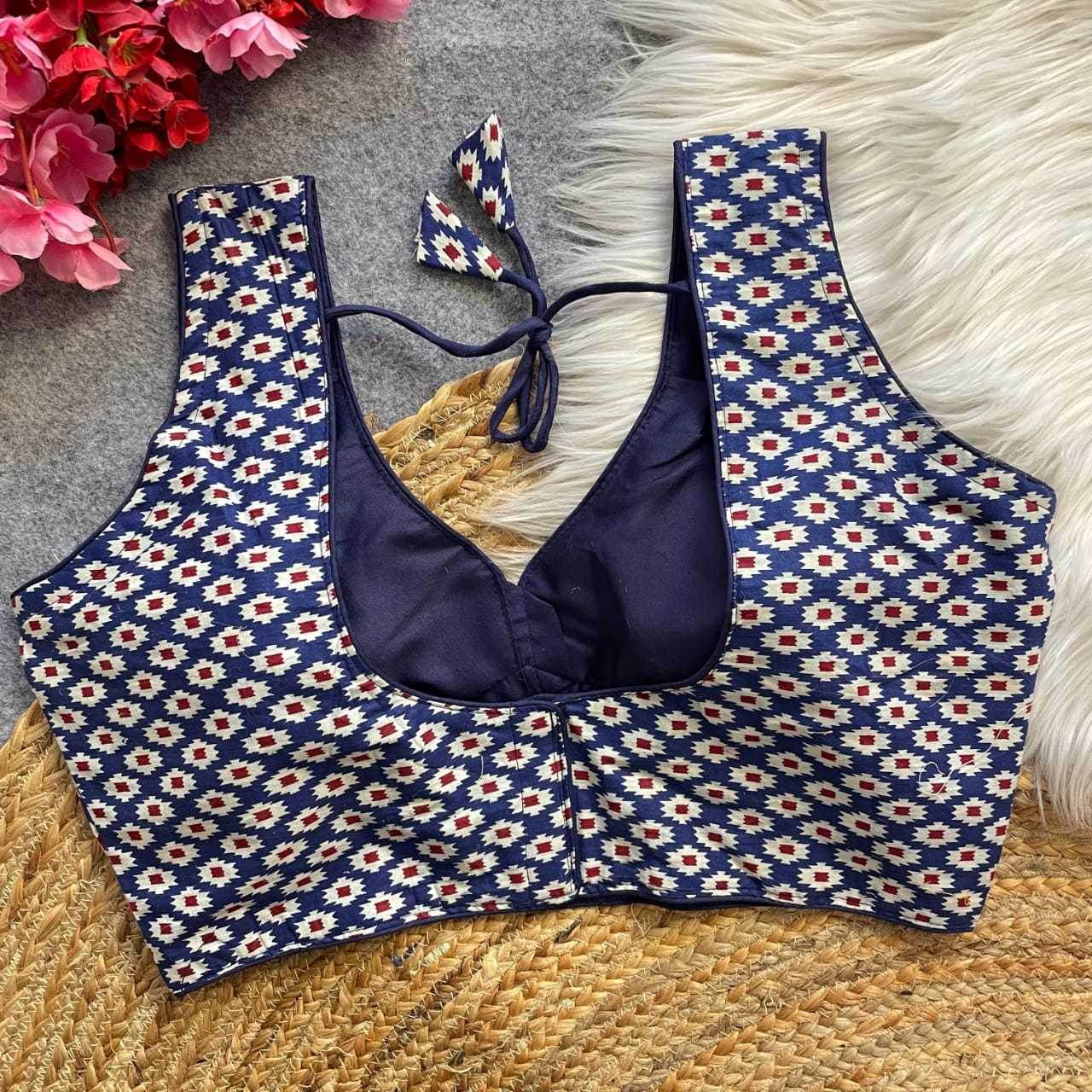 Pure Cotton Readymade Blouse - MYLUXURY LANE ENTERPRISE