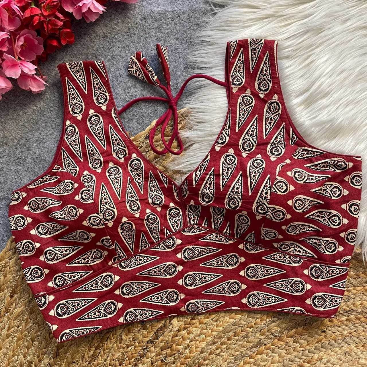 Pure Cotton Readymade Blouse - MYLUXURY LANE ENTERPRISE