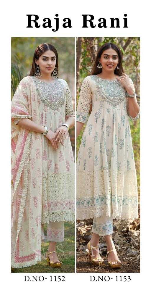 Pure Cotton Embroidery Anarkali Gown