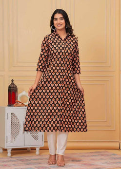 COTTON KURTIS WITH BOTTOM - MYLUXURY LANE ENTERPRISE
