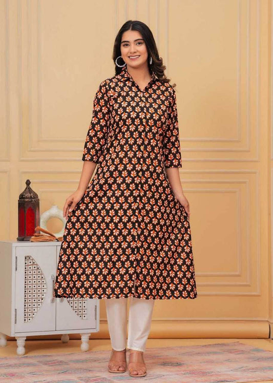 COTTON KURTIS WITH BOTTOM - MYLUXURY LANE ENTERPRISE