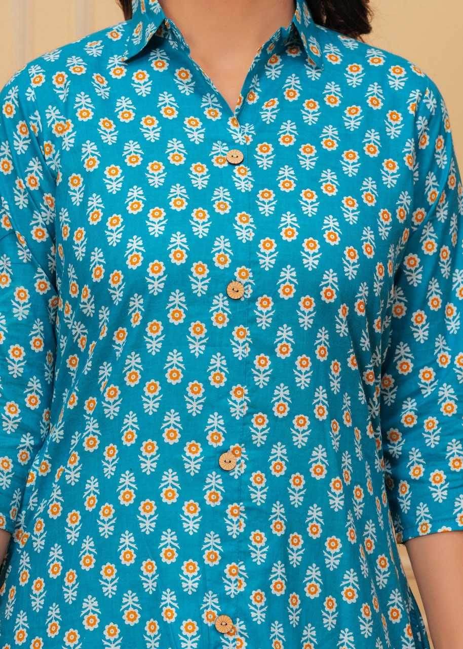 COTTON KURTIS WITH BOTTOM - MYLUXURY LANE ENTERPRISE