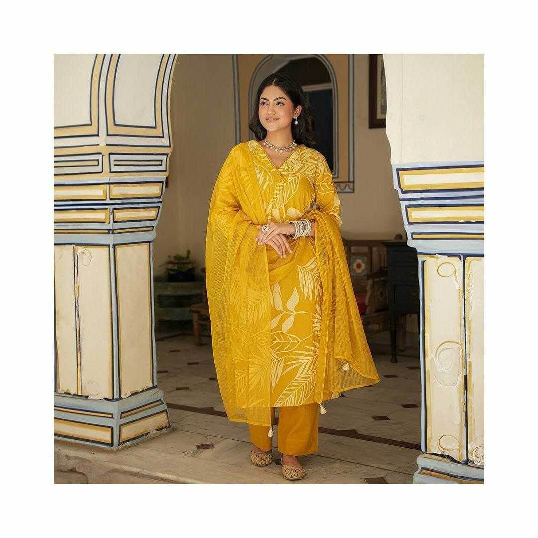 Pure Cotton Embroidery Handwork Suit - MYLUXURY LANE ENTERPRISE