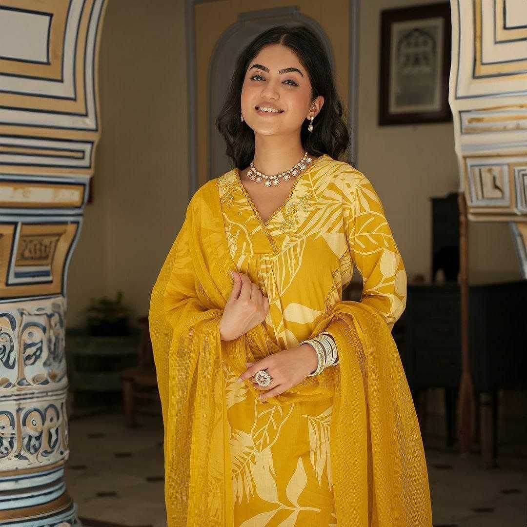 Pure Cotton Embroidery Handwork Suit - MYLUXURY LANE ENTERPRISE