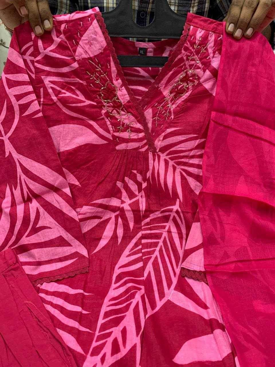 Pure Cotton Embroidery Handwork Suit - MYLUXURY LANE ENTERPRISE