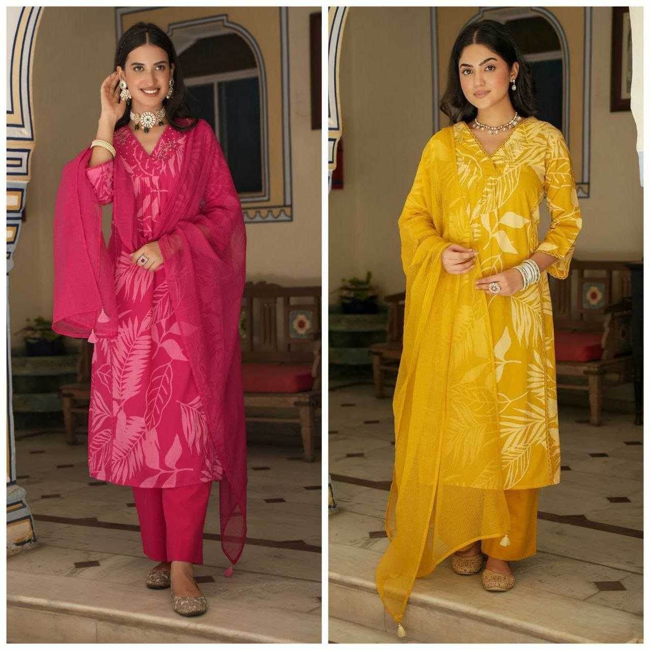 Pure Cotton Embroidery Handwork Suit - MYLUXURY LANE ENTERPRISE