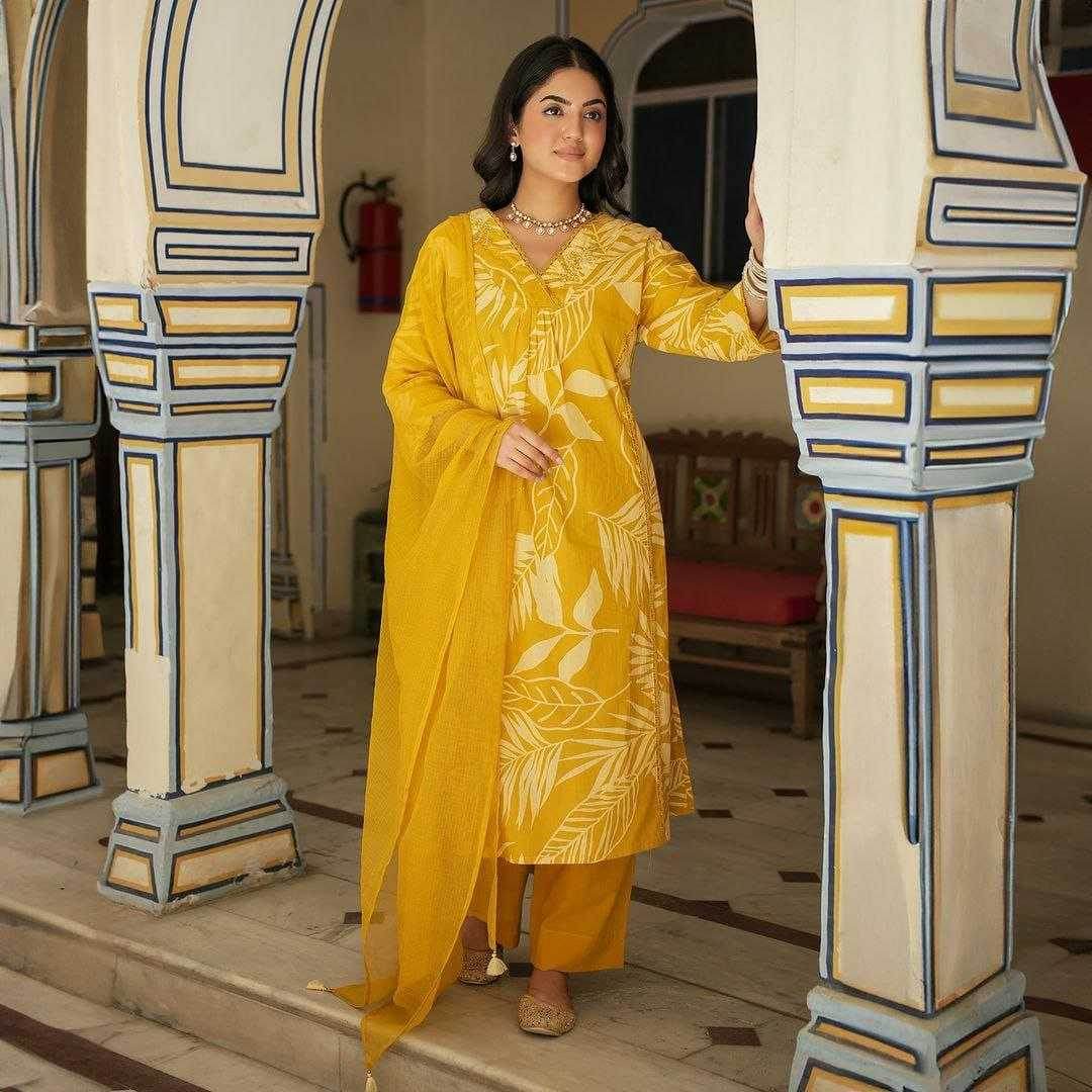 Pure Cotton Embroidery Handwork Suit - MYLUXURY LANE ENTERPRISE