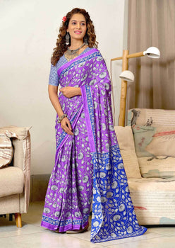 Pure Cotton Mulmul Saree - MYLUXURY LANE ENTERPRISE