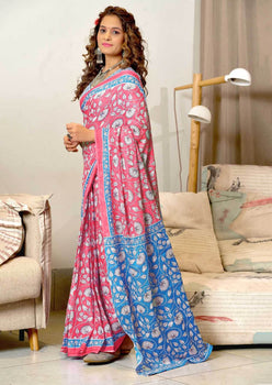 Pure Cotton Mulmul Saree - MYLUXURY LANE ENTERPRISE