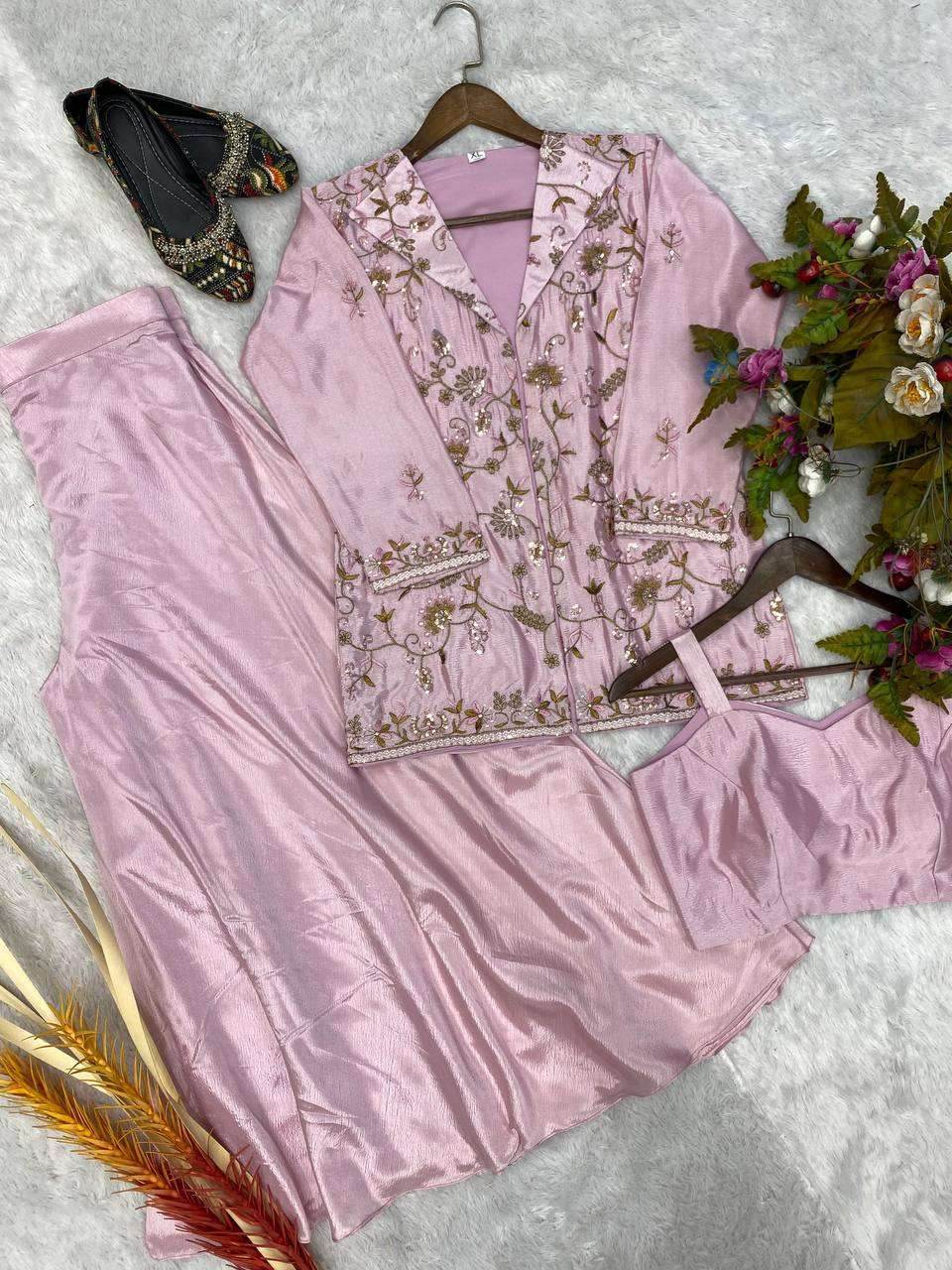 PURE FIYONA INDO WESTERN DRESSES - MYLUXURY LANE ENTERPRISE
