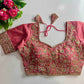 Pure Silk BEADS WORK Sequence Embroidery Blouse - MYLUXURY LANE ENTERPRISE