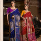 Pure Silk Sarees With Blouse