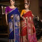 Pure Silk Sarees With Blouse